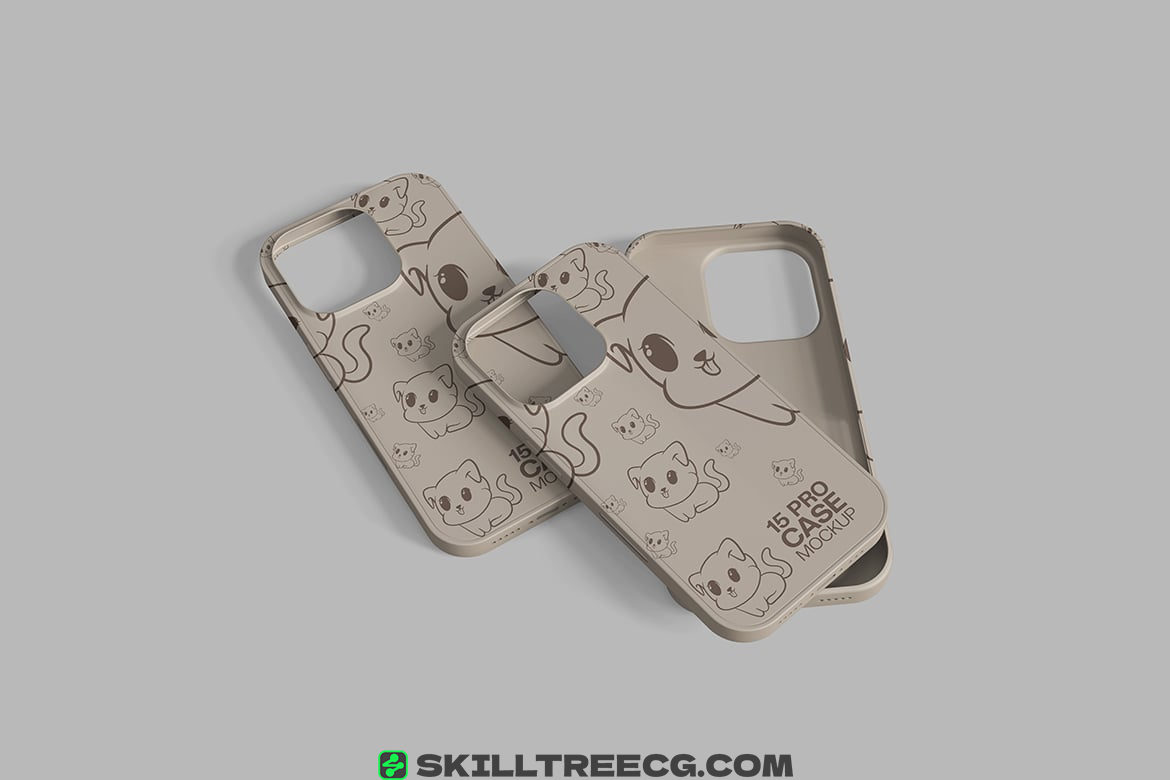 图片[5]-Smartphone Case Mockup（405135）-技能树